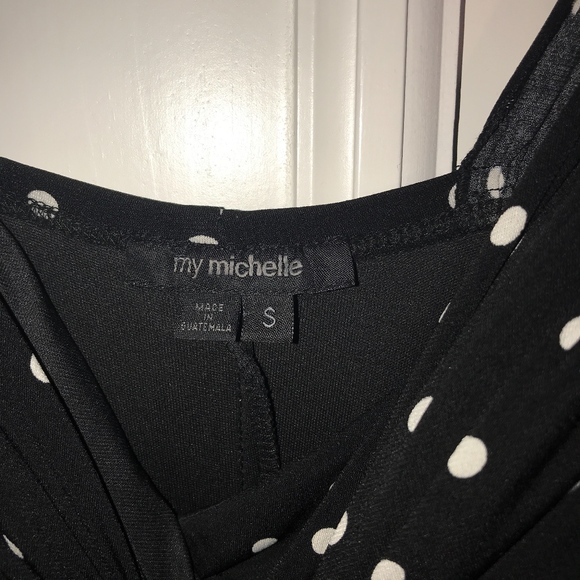 EUC-MY MICHELLE- SWEET & SASSY POLKA DOT DRESS - Picture 5 of 6